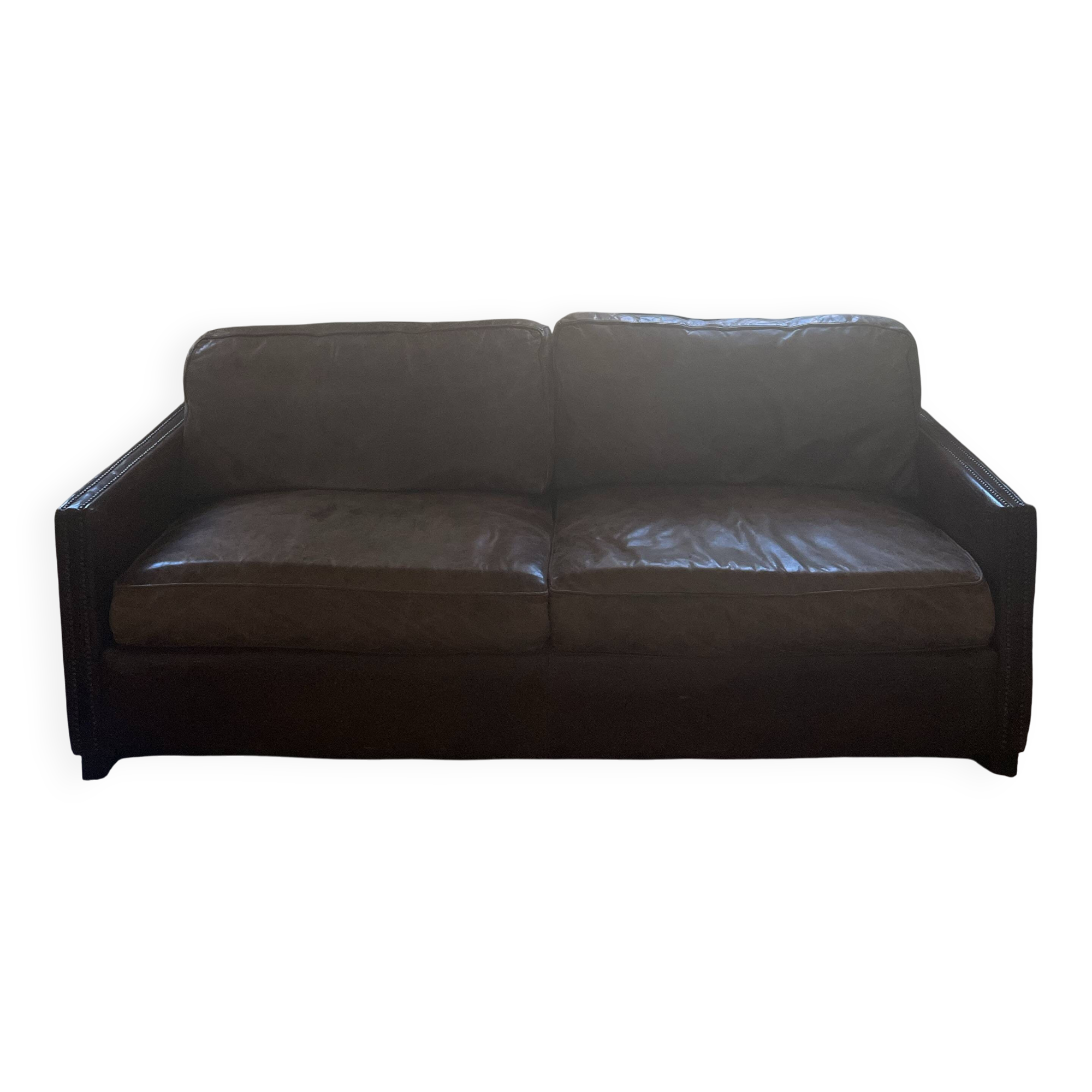 Boston 3 seater leather sofa