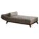 Art Deco daybed, reupholstered in vintage fabric, Danish cabinetmaker, 1940s.