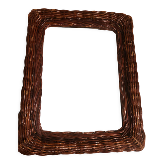 Rattan photo frame
