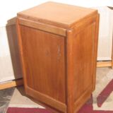 Oak furniture with roll holder from the 1950s