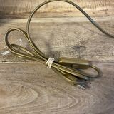 Glass paste and brass lamp