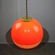 Italian Orange Space Age Saturn Lamp, 70s