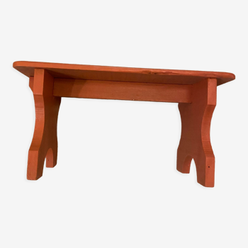 small wooden bench