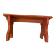 small wooden bench