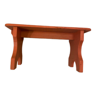 small wooden bench