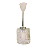 Lampe suspendue minimaliste en verre simple URSS années 1970