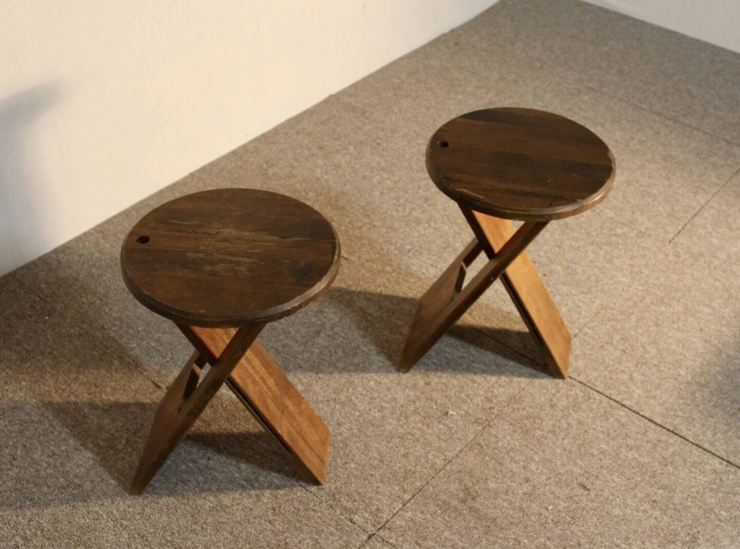 Wooden tables, 20th century