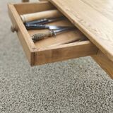 Solid oak farmhouse table 220cm x 75cm