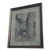 Drawing by Léon Moyse