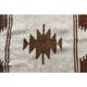 Vintage Turkish Hand-Knotted Wool Cotton Brown Kilim Area Rug 148x198