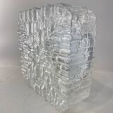 Molded glass ceiling light, 1970