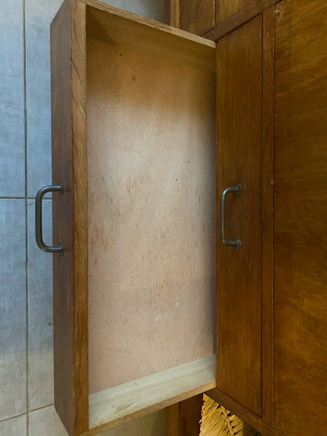 High oak sideboard, 1960s