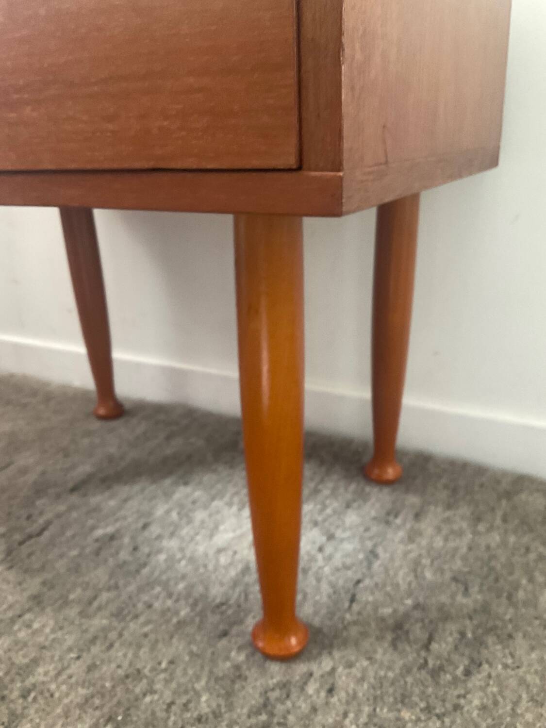 Scandinavian teak bedside table, 1960s