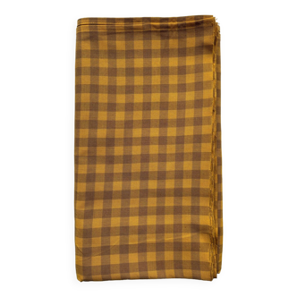 Bistro tablecloth, ocher tiles