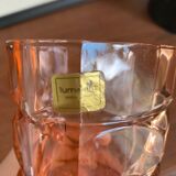 Vase Luminarc modèle Windsor rose 1970