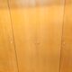 Scandinavian wardrobe 1960 honey color 4 doors L 205 cm