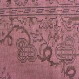 Pink Oushak Turkish Carpet sku 1129