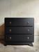 Vintage black chest of drawers