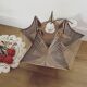 Suspension ceiling light Scandinavian wire and wood