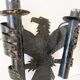 Pair of Brutalist Wrought Iron Eagle Wall Sconces