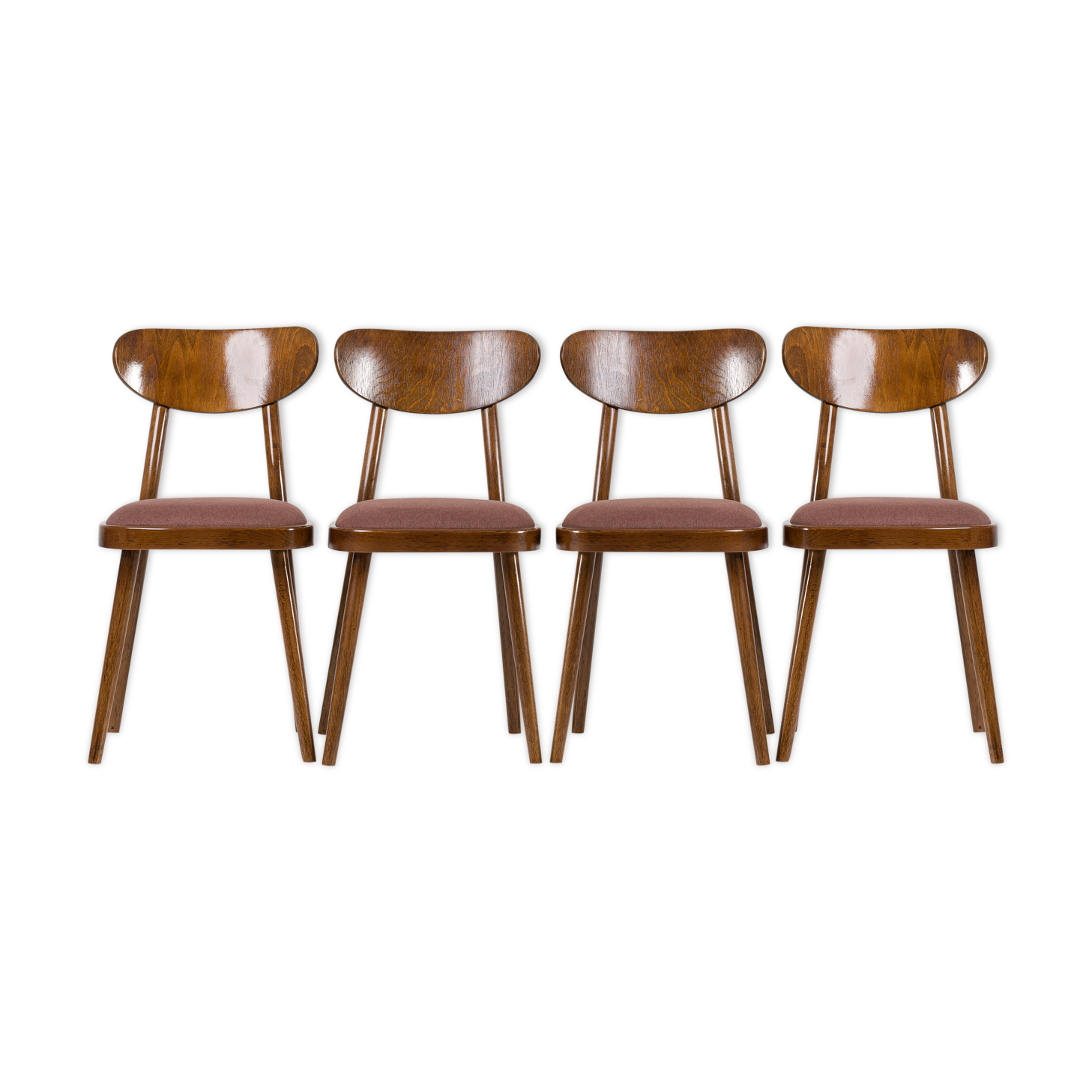 Set of 4 Dining Chairs from TON, 1960s