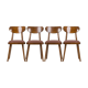 Set of 4 Dining Chairs from TON, 1960s