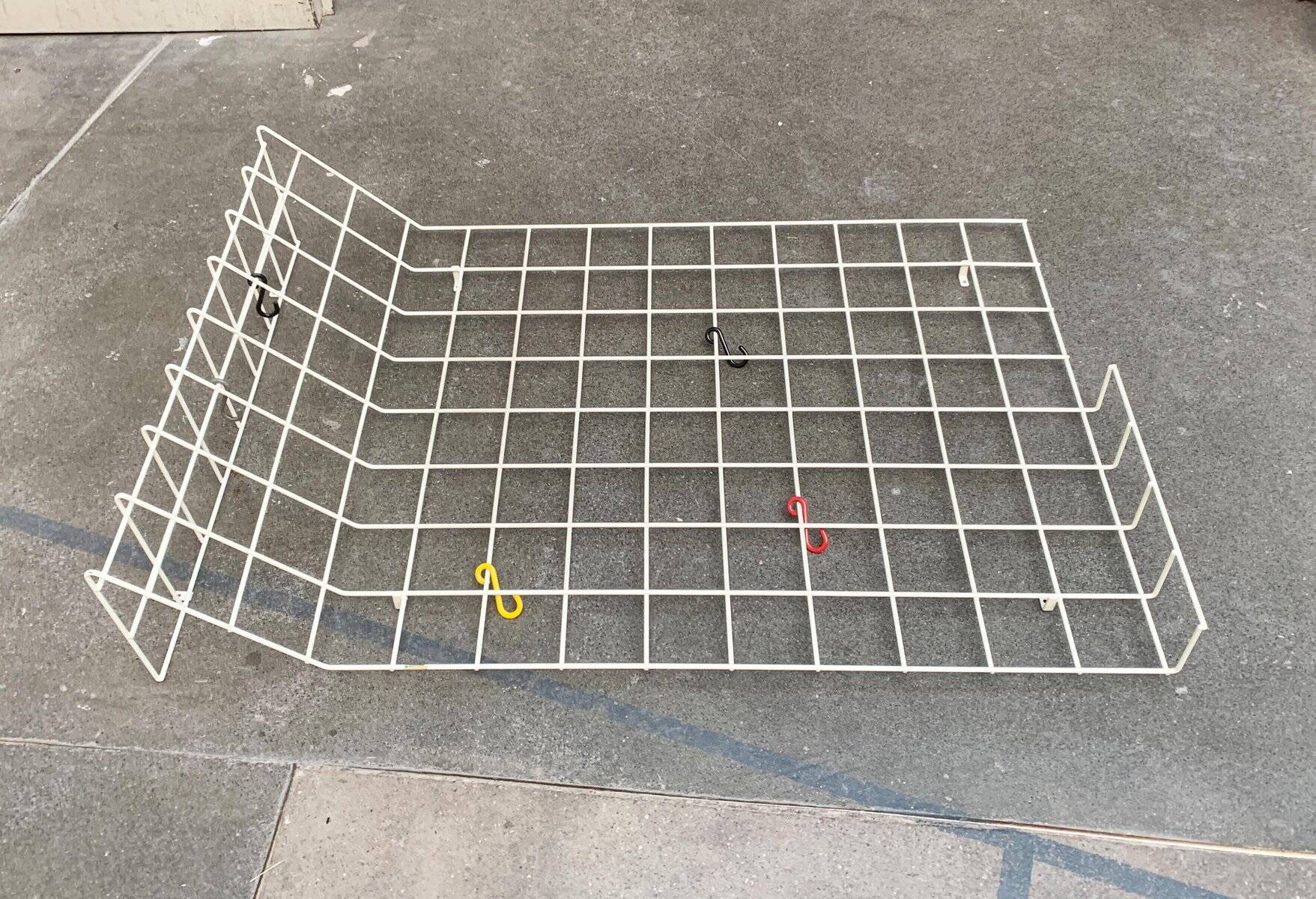 Mid-century German minimalist rope coat rack from the 1960s.