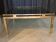 Guy Lefevre brass and glass coffee table