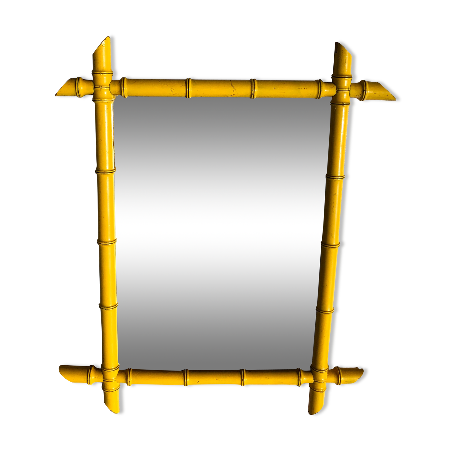 Bamboo mirror 39 x 54 cm