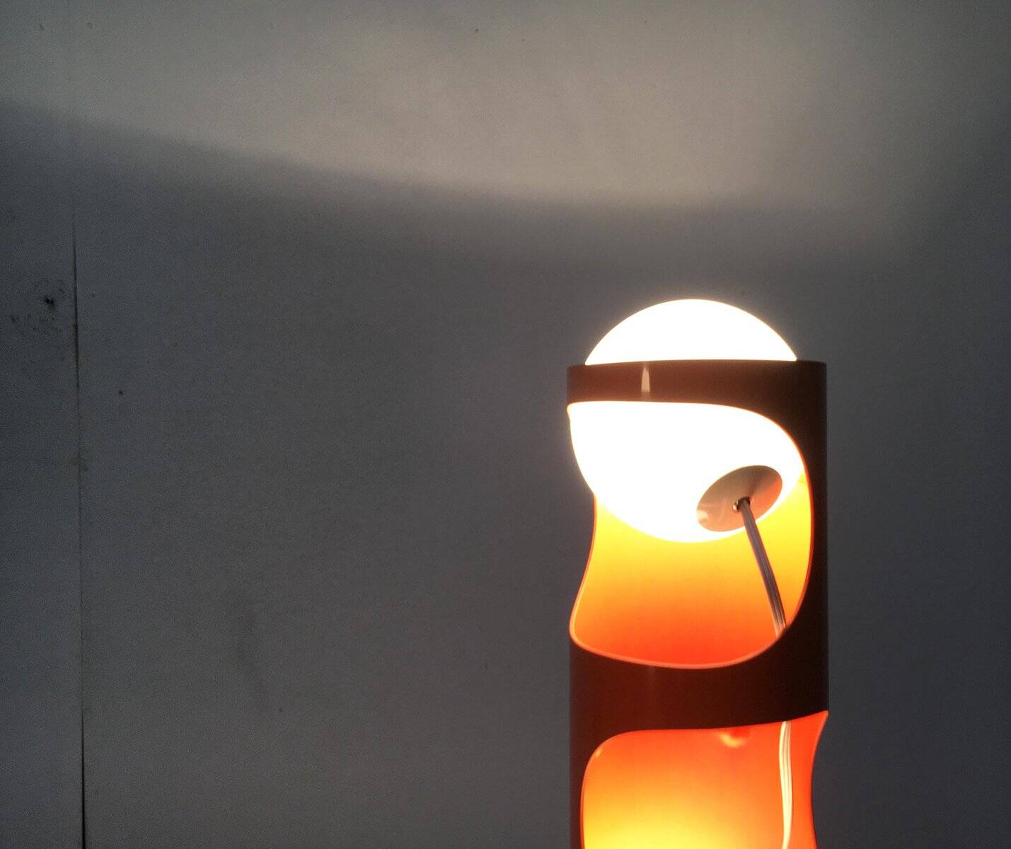 Mid-Century Swiss Space Age Floor Lamp Guggerli L3 by Rosemarie and Rico Baltensweiler for Baltensweiler, set of 2