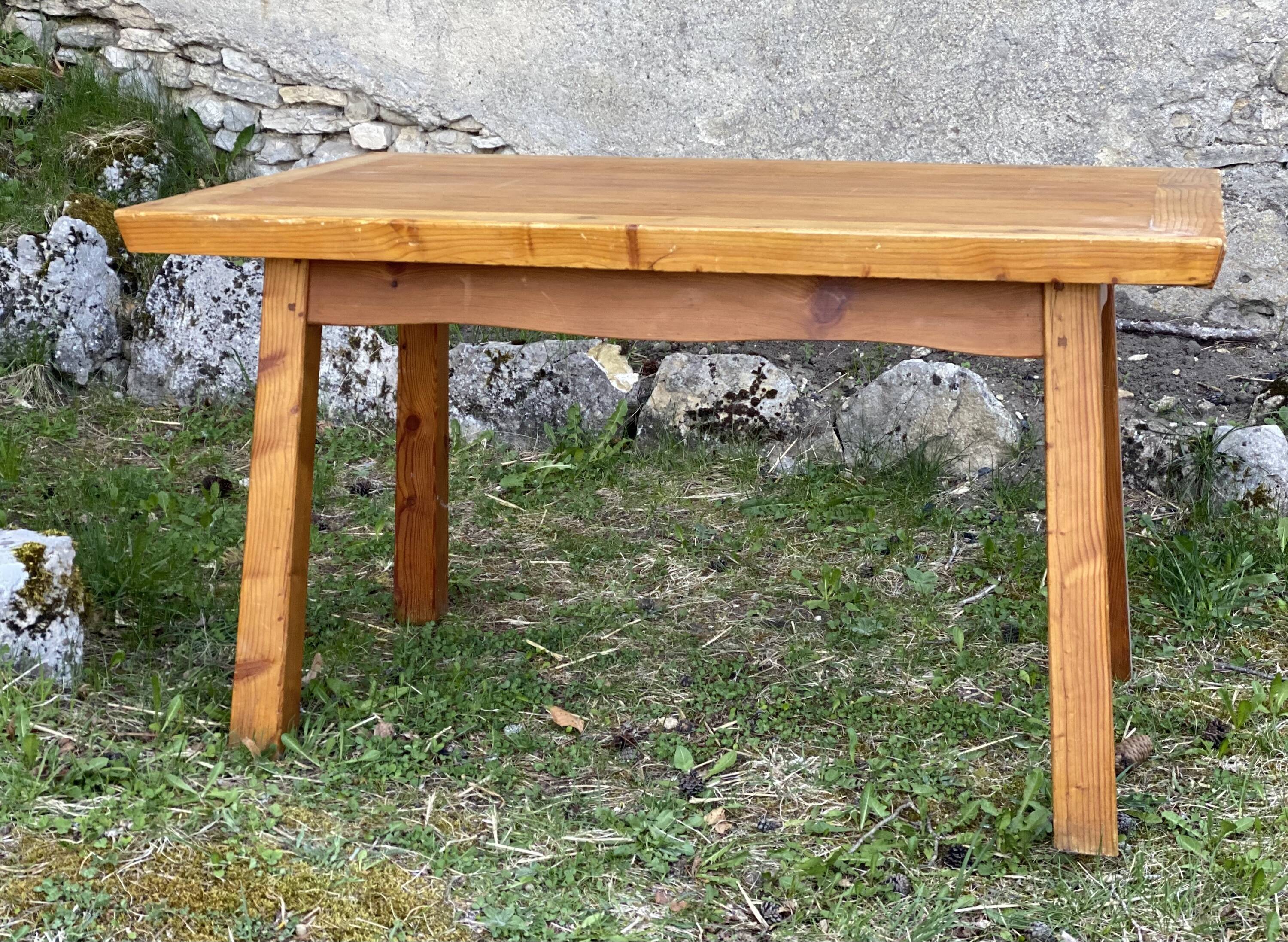 Vintage brutalist table 1970