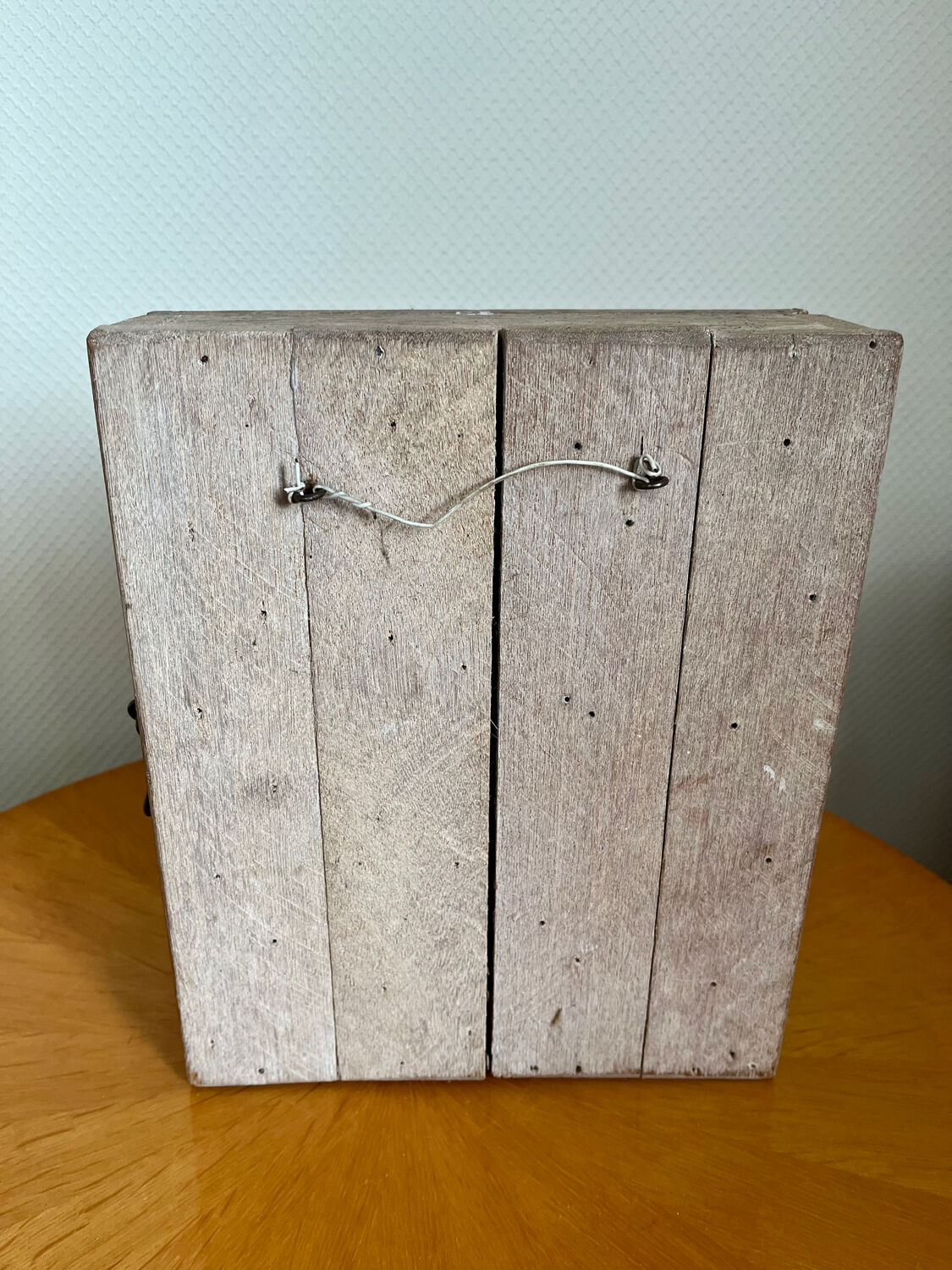 Boîte à clés vintage en bois