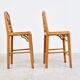 Pair of faux bamboo children chairs, 1960s