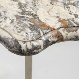 Console table with marble top, 1940s