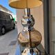 70s design glass sun lamp