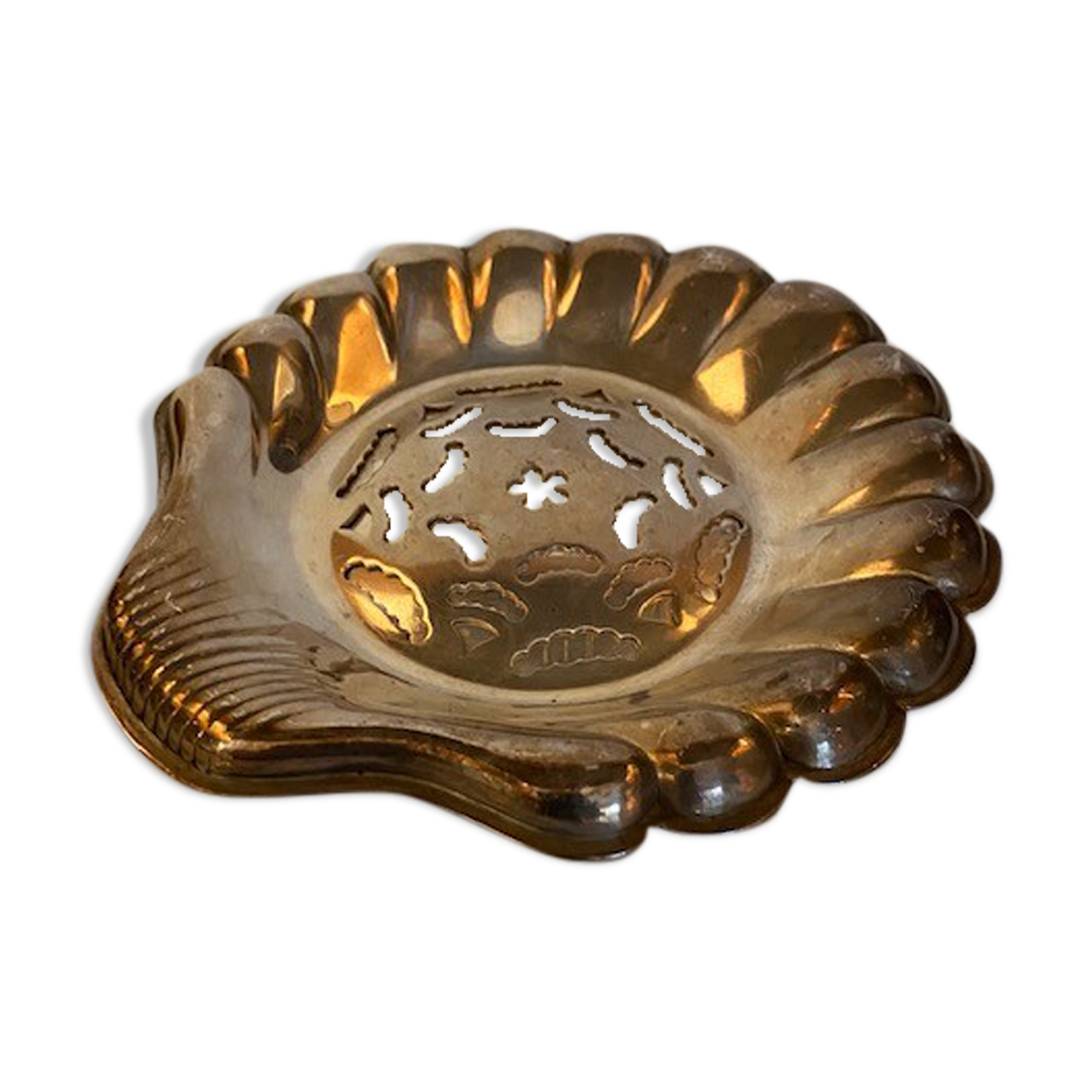 Butter maker "Coquillor" silver metal