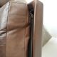 Leather armchair design 1980