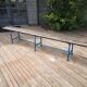 Banc vestiaire école années 70