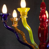 Lustre en verre multicolore de Murano de la fin du siècle, par Ernesto Guismondi pour VeArt, Italie
