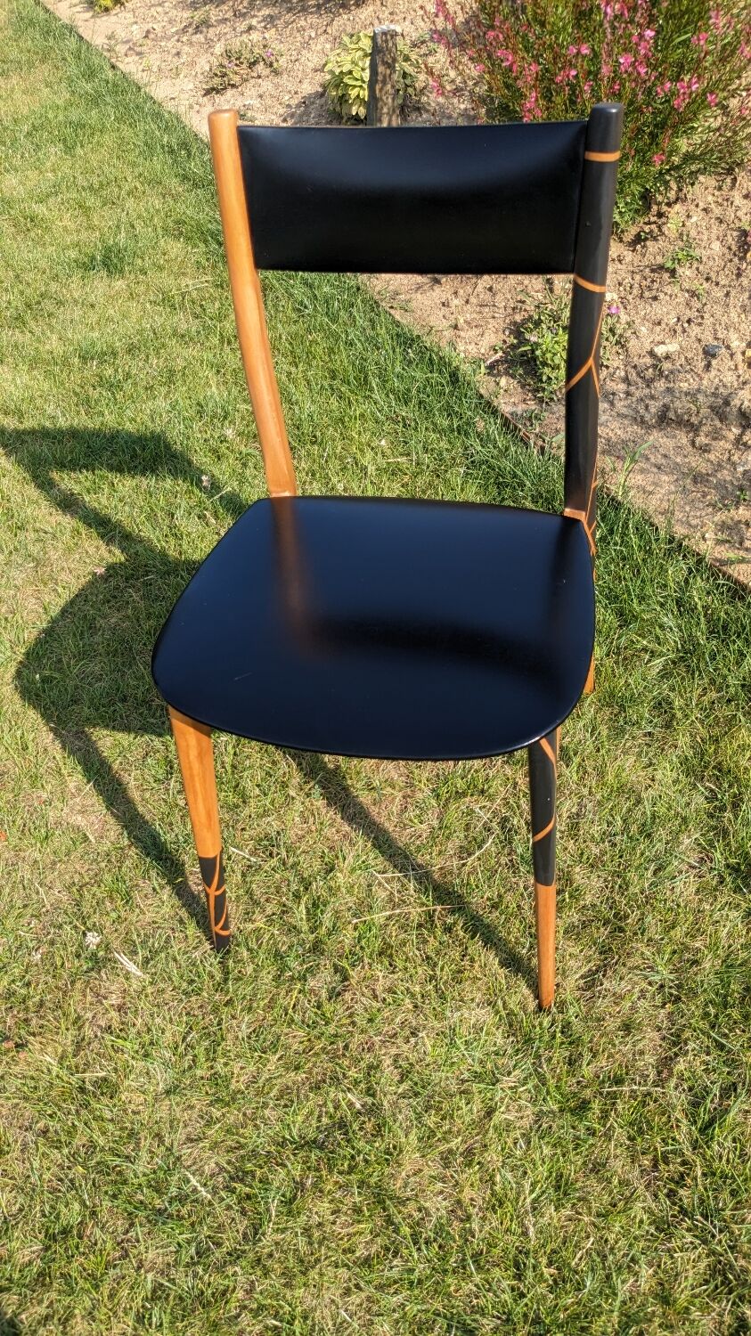 Vintage Scandinavian chair upgraded