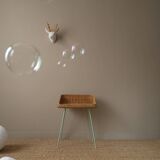 Wicker bedside table