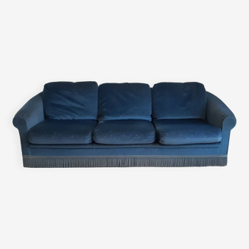 3-seater velvet sofa