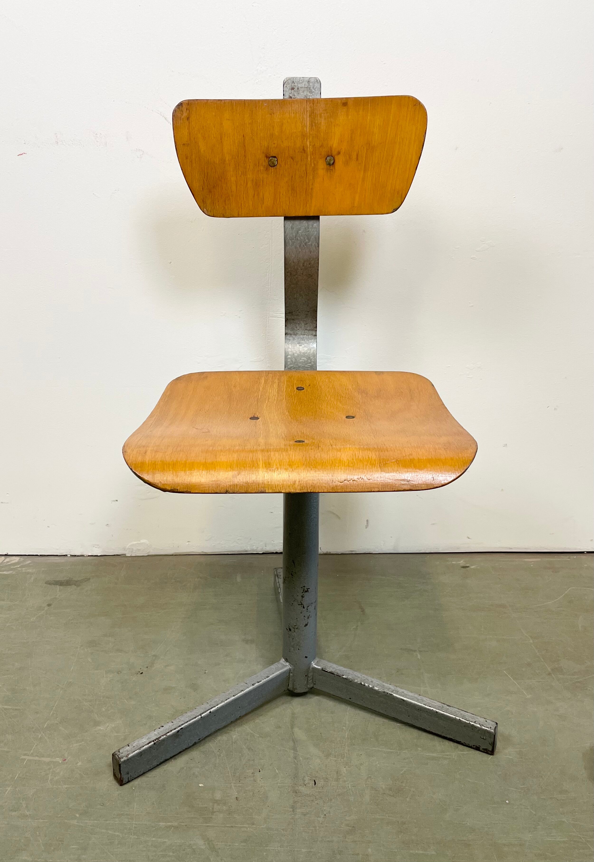 Industrial Workshop Swivel Chair, 1960s