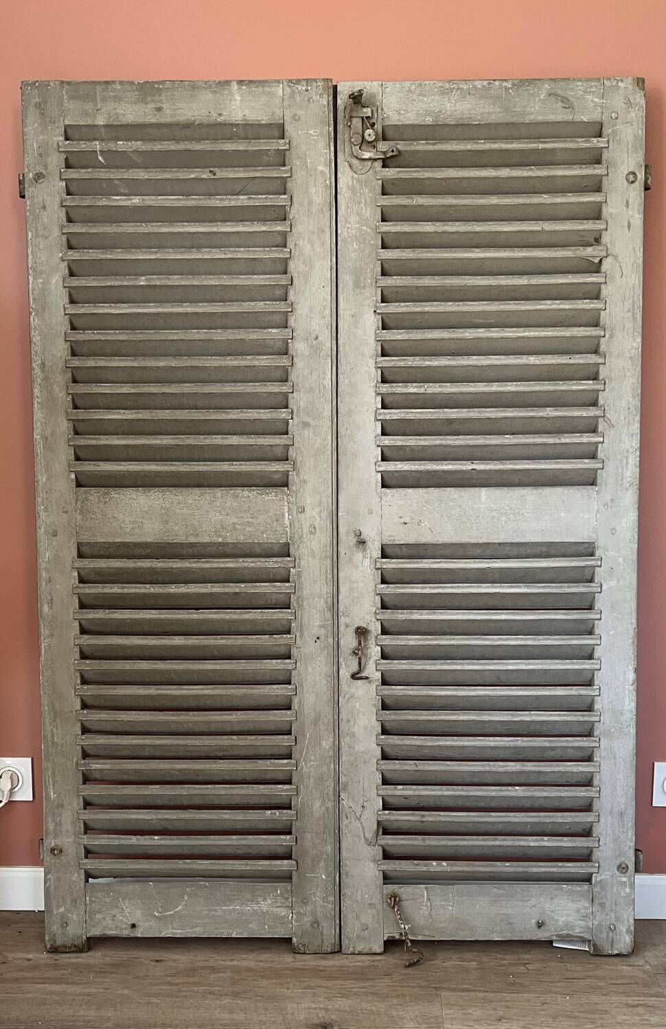 Pair of antique shutters