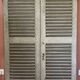 Pair of old shuttered windows