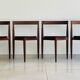 Set of 4 vintage Hans Olsen chairs for Frem Røjle Denmark