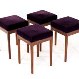 Set of 4 vintage stools 'Egglham'