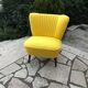 Mid-century modern lounge chair in velvet, 1950s