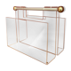 Porte-revue en plexiglas, années 1980
