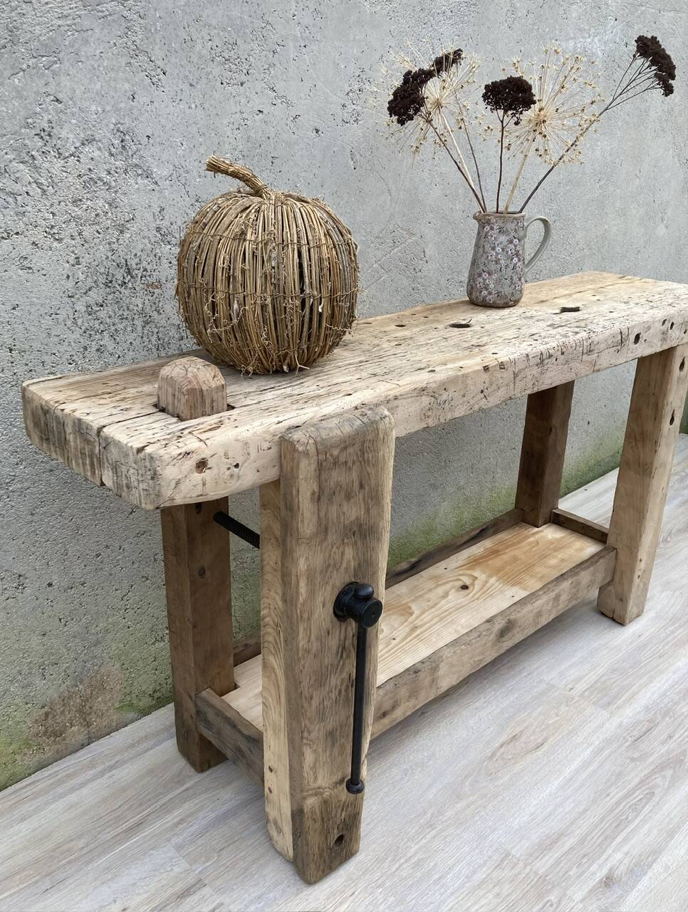 Old small carpenter's workbench